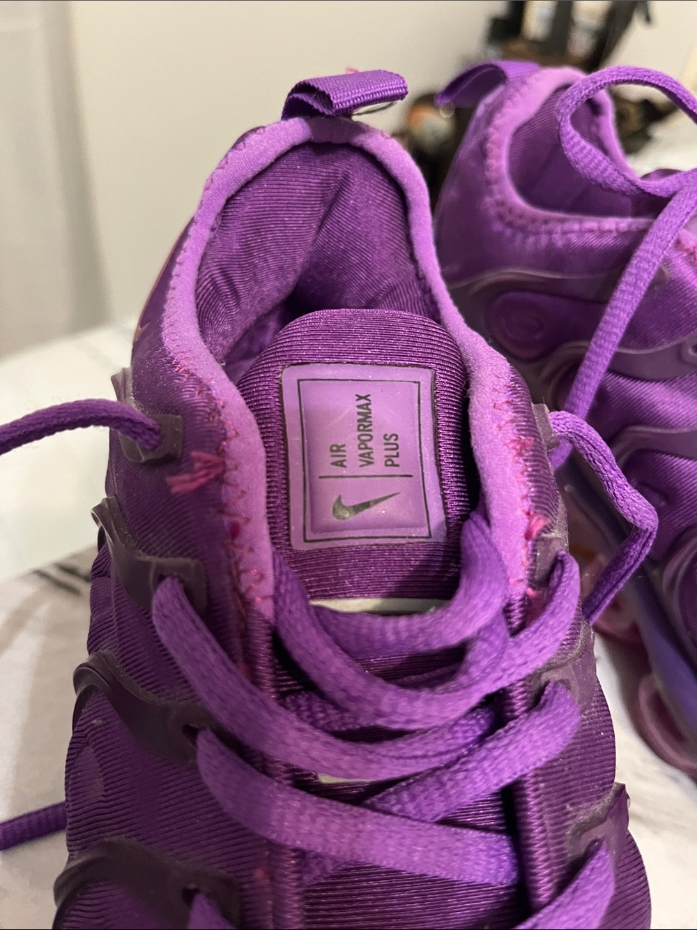 Nike Women's Purple Athletic Sneakers with Air-Style Cushioning - Picture 5 of 5